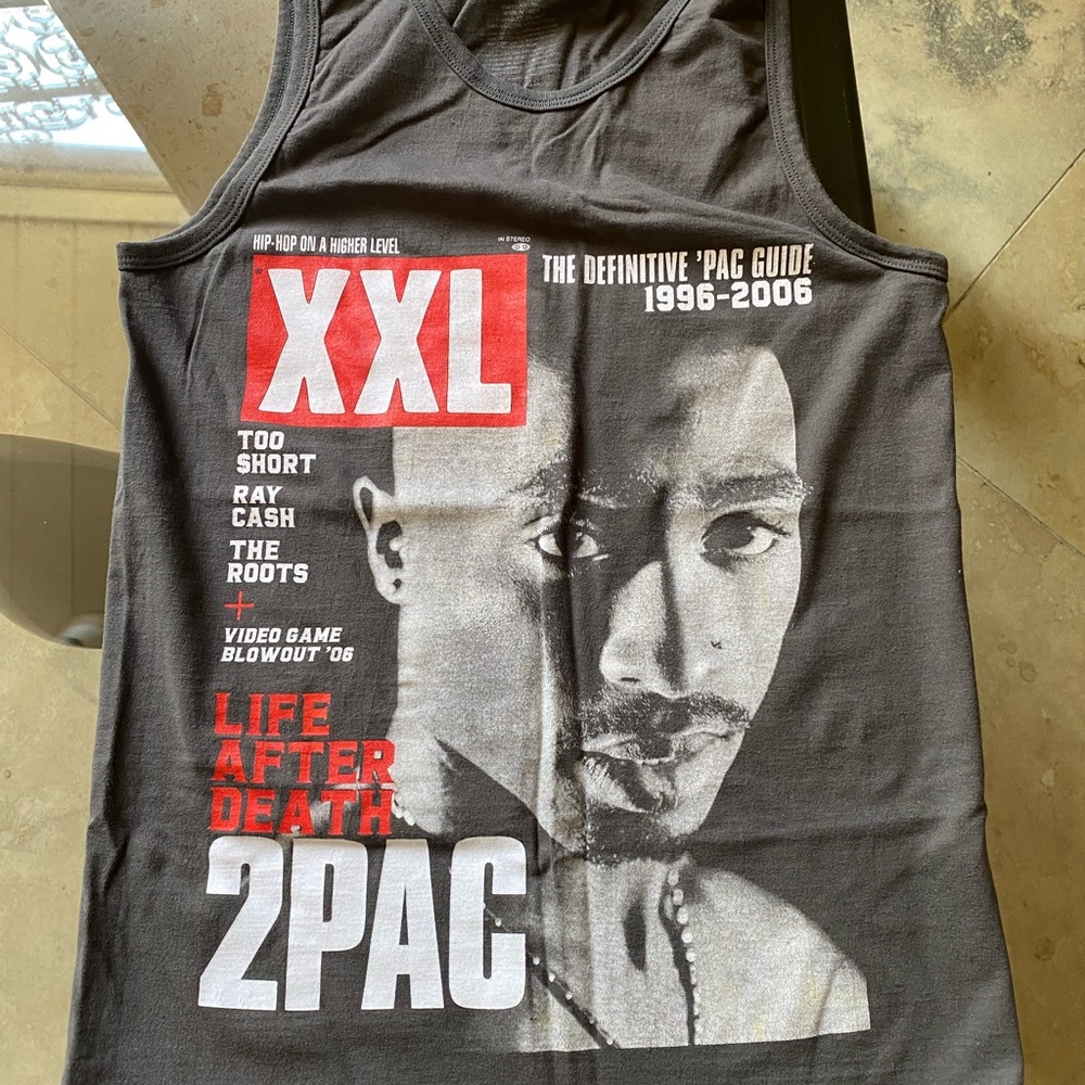 2pac tank top, size small